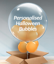 Personalised Halloween Bubble Balloonin a Box | Party Save Smile